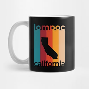 Lompoc California Retro Mug